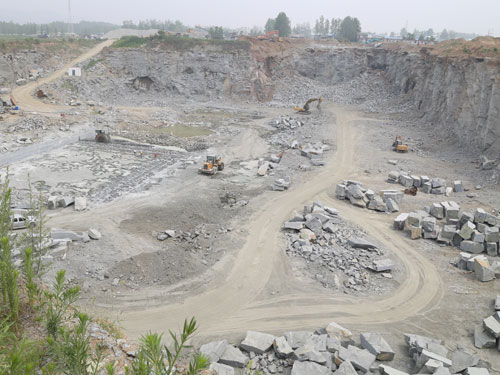 臨沭青雪花青采石礦場及切割加工